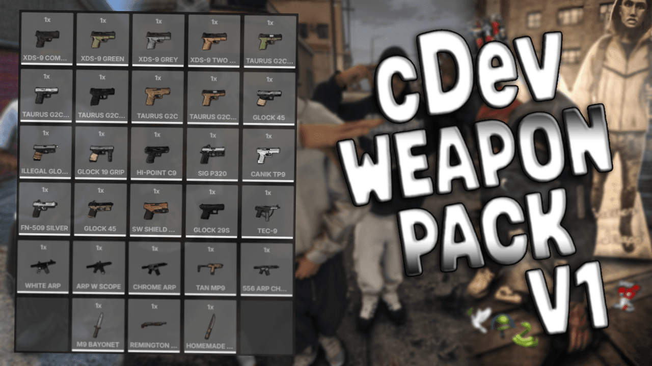 cDev Weapon Pack V1